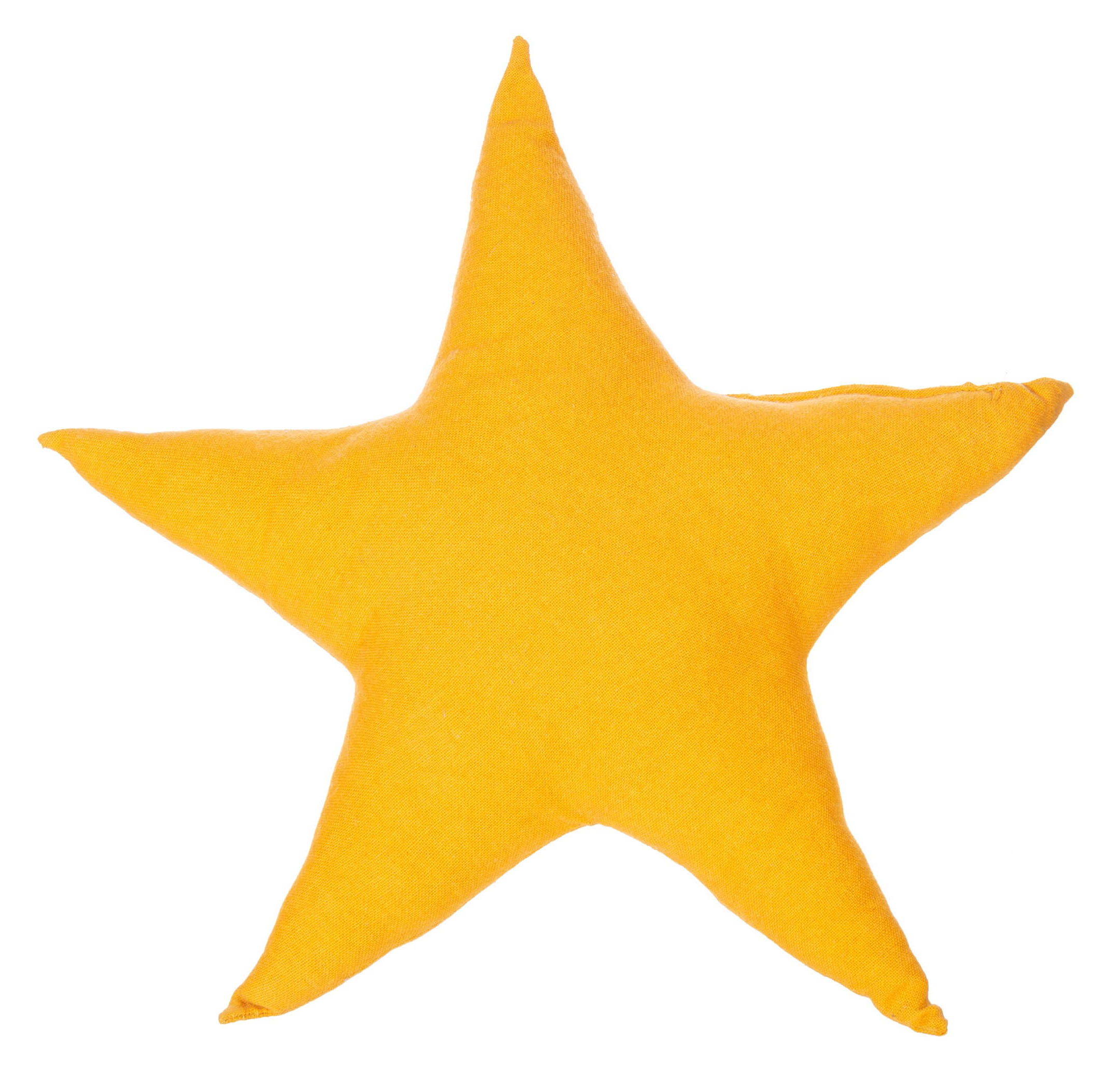 Coussin étoile – jaune