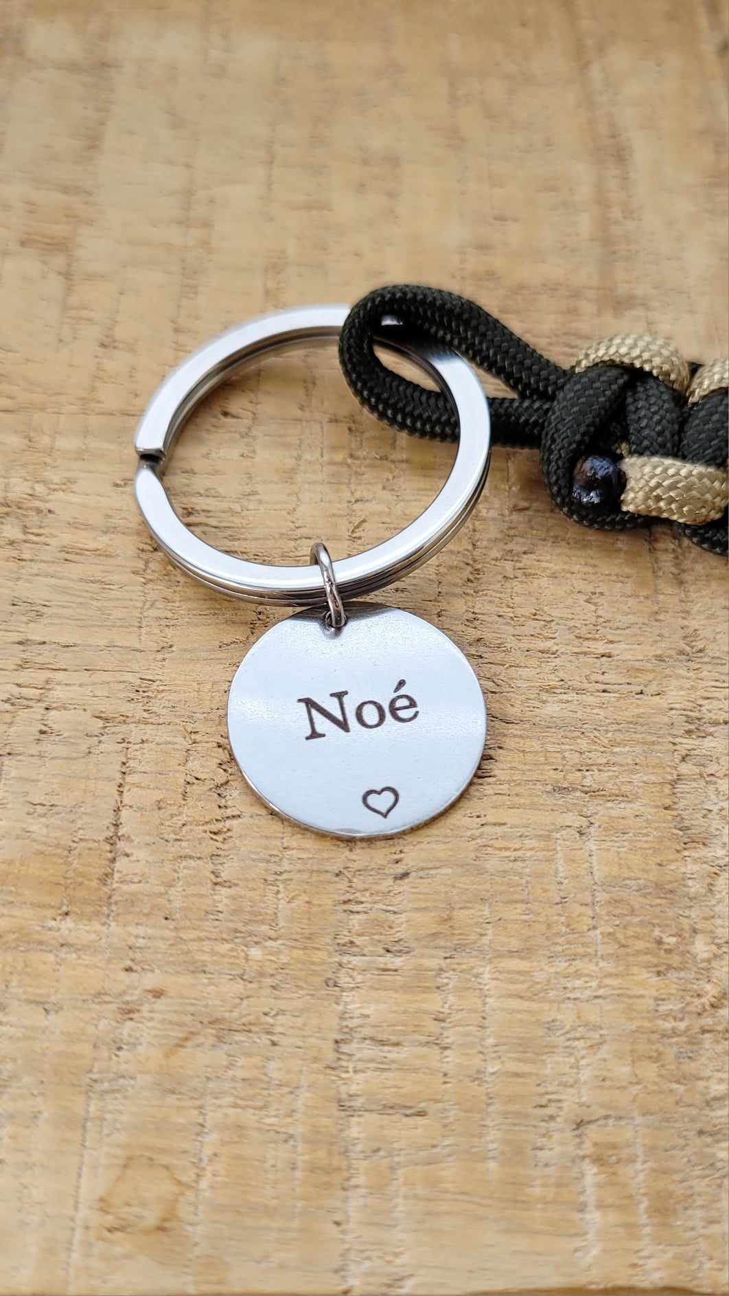 Porte-clés personnalisé en corde
