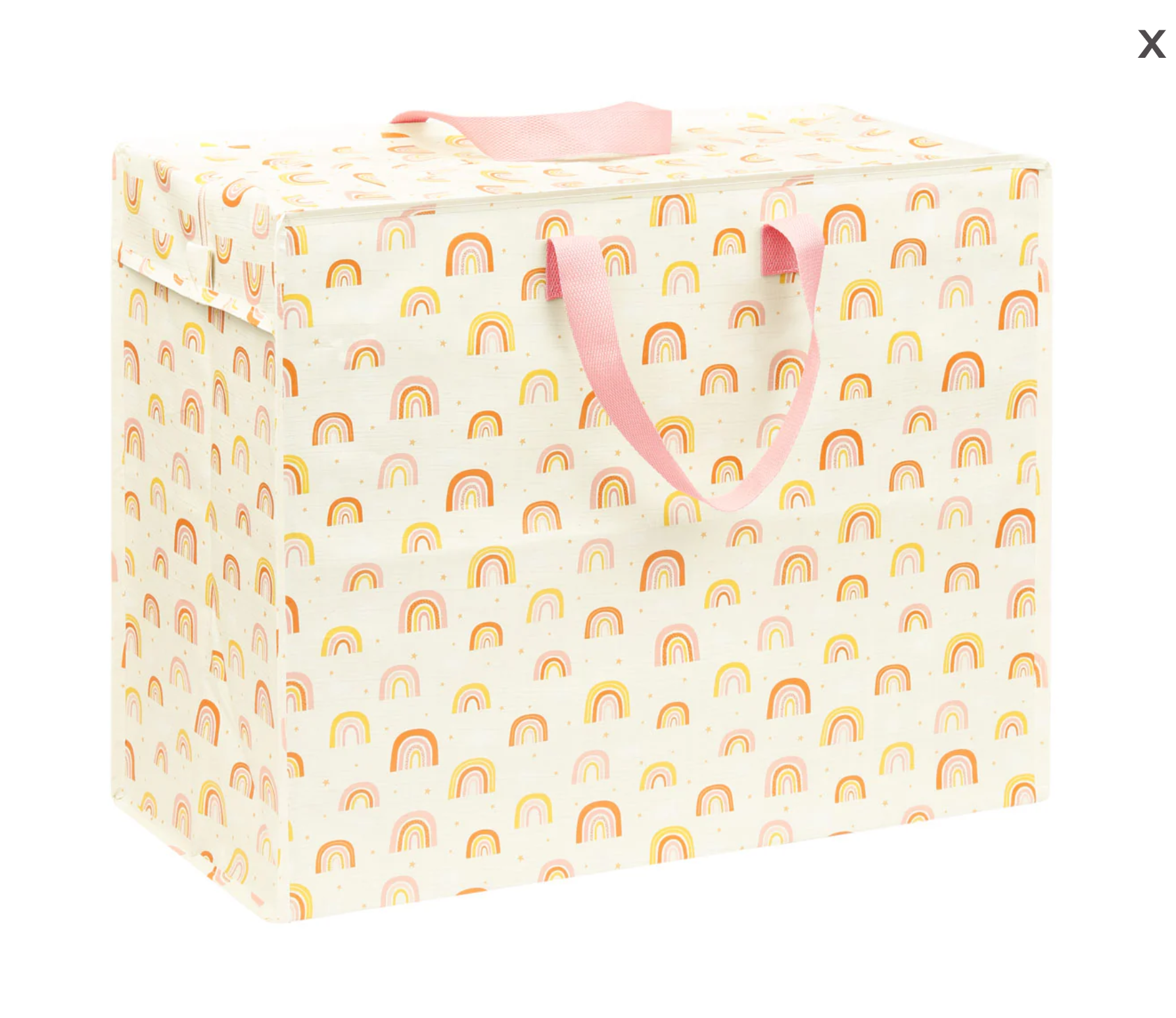 Grand sac de rangement arc-en-ciel