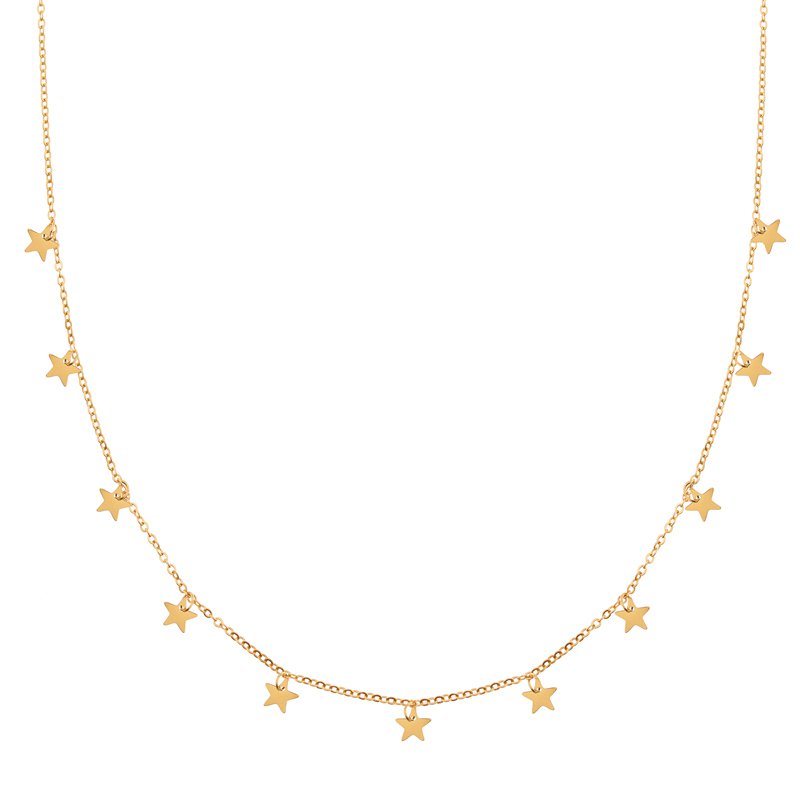 Collier avec petites étoiles