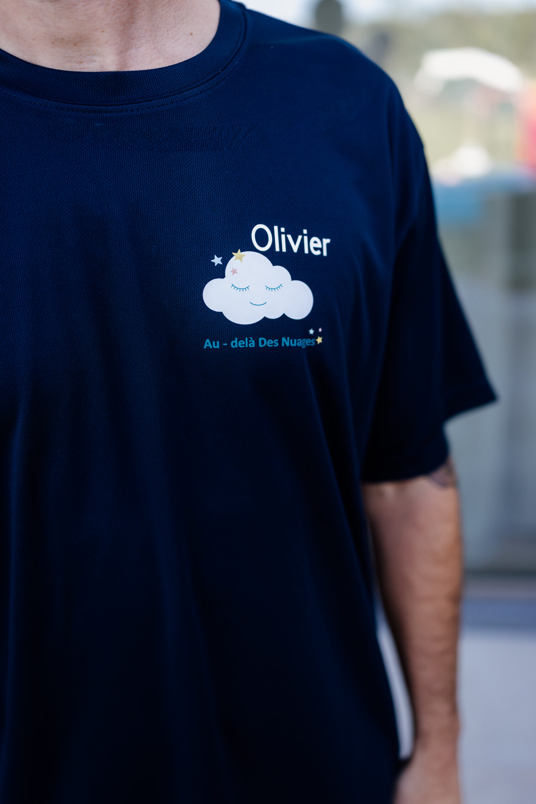 T-shirt de sport personnalisé avec nom