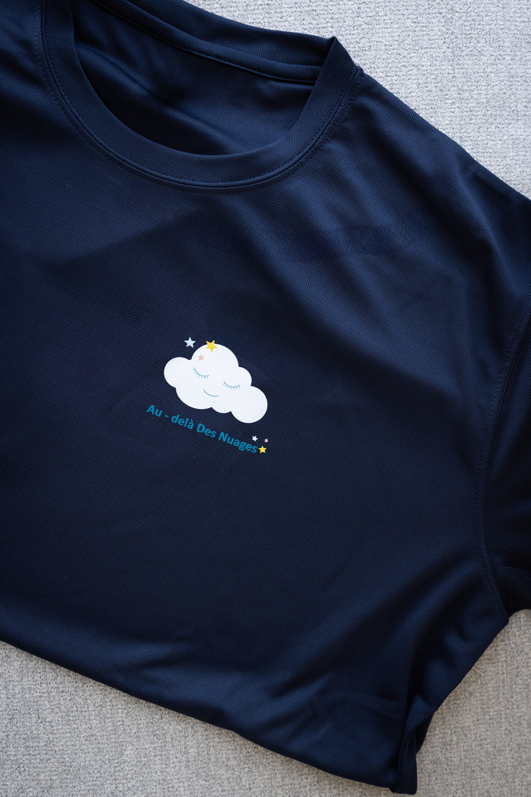 T-shirt de sport personnalisé avec nom