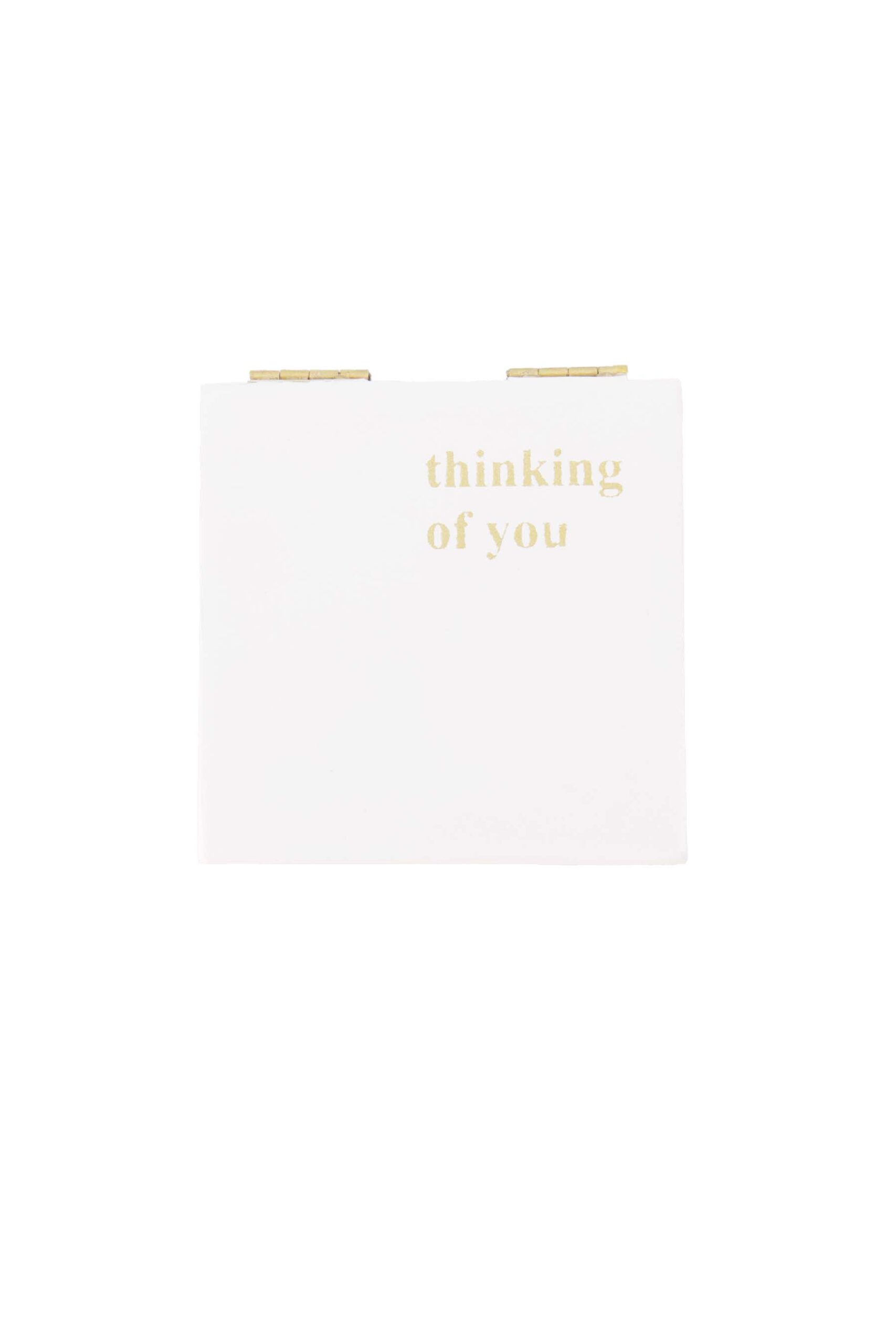 Boîte avec un petit cœur  – Thinking of you