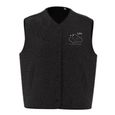 Veste teddy personnalisée – Manches longues