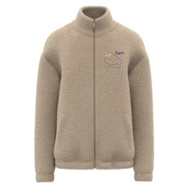 Veste teddy personnalisée – Manches longues